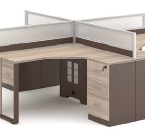 4 Seater Office Workstation