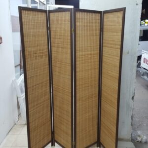 Bamboo Panel Divider Screen